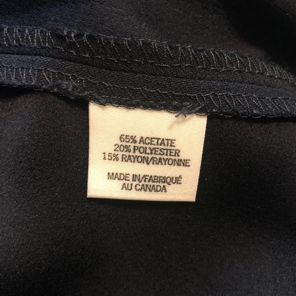 CLUB Monaco Classic Black Scoop Neck Dress 4 - Picture 5 of 7